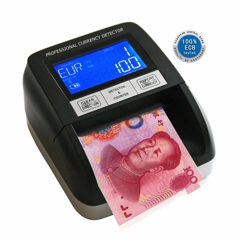 EC330 Mini Portable Multi Paper  money detector support world wide currency