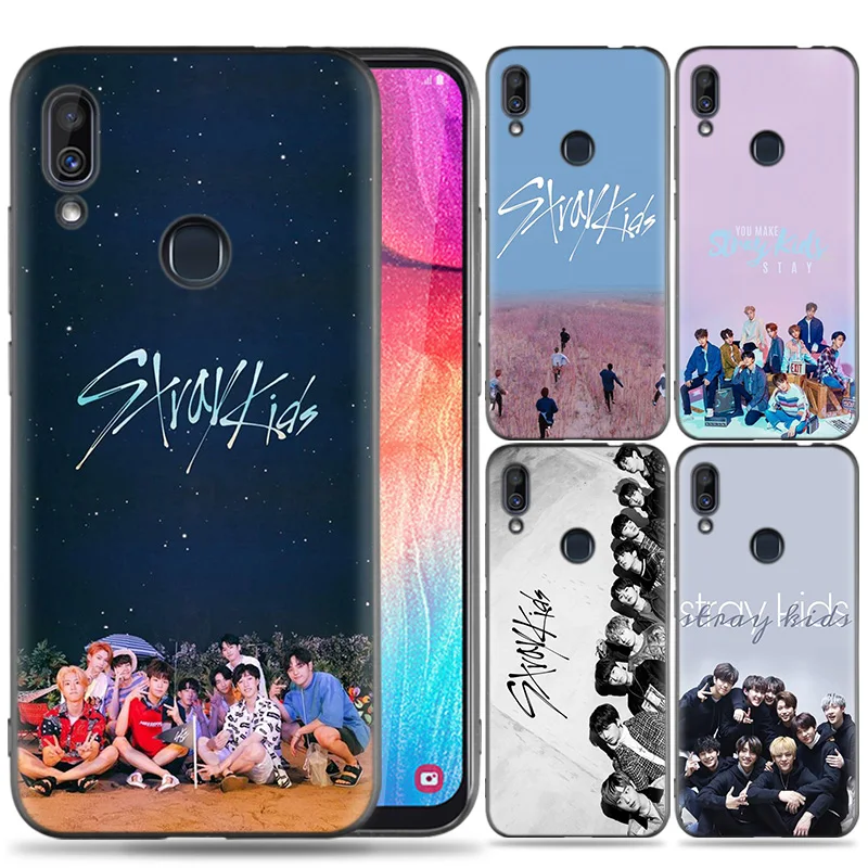 Custom Fashion Stray Kids phone cover Soft TPU Silicone Cell Phone Case for Samsung Galaxy A50 A70 S10 plus case