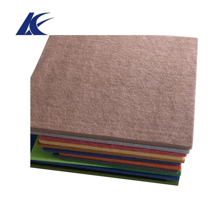 
High Density Dust-Proof Acoustic Polyester Acoustic Panel Felt Sound Absorbing Ceiling Acoustic Panels 
