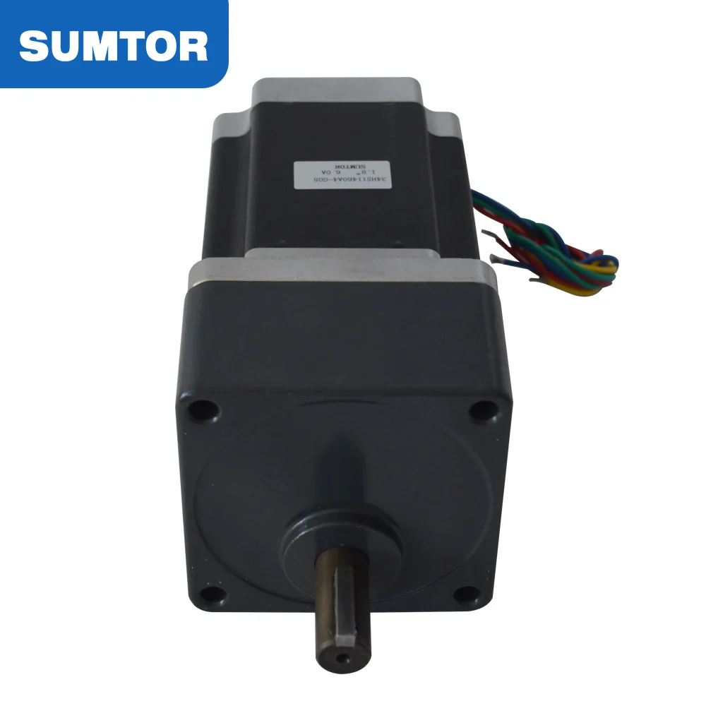 Передаточное число 5: 1 114 мм длина двигателя 8N.m удерживающий момент редуктора для nema 34 шагового двигателя производства пр