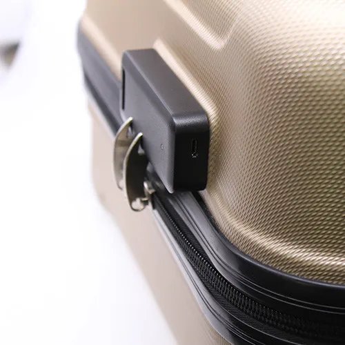 Innovative gadget smartphone app control plastic zipper lock suitcase bag bluetooth anti theft lock