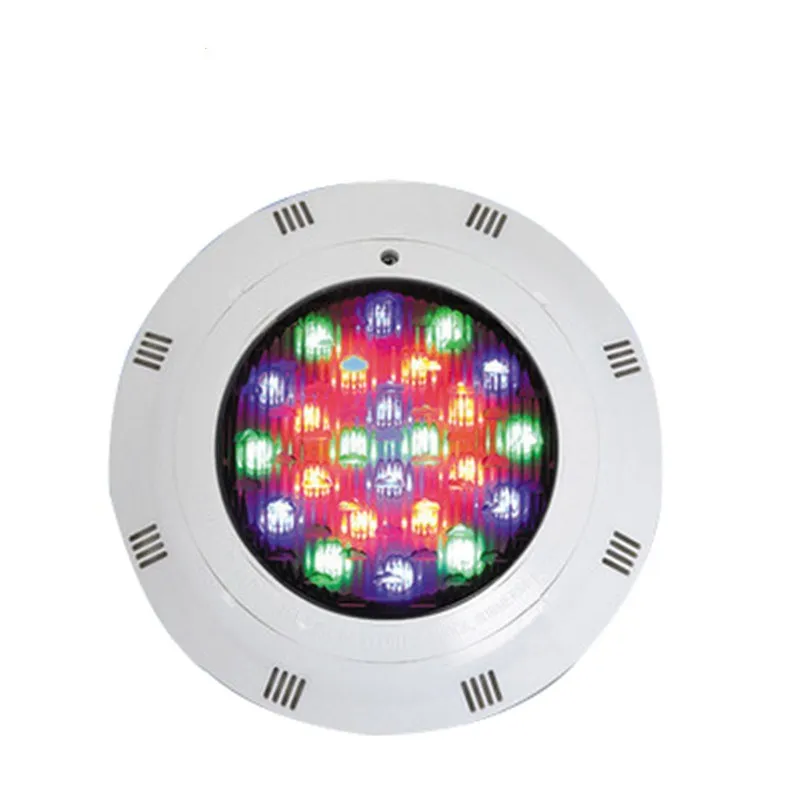 
12Volt Input IP68 waterproof Underwater application Swimming pool led lights 12W plastic material surface mounted lamp 