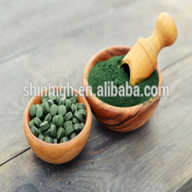 100% натуральный сине-зеленые водоросли, органический порошок спирулины