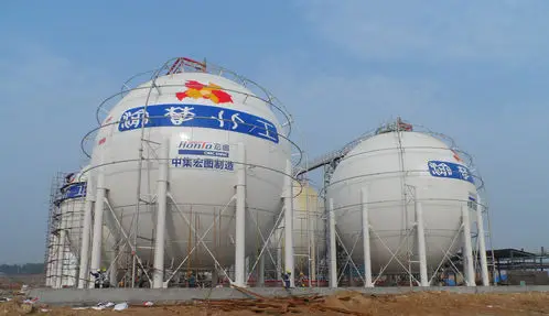 ASME 2000 tons 4000m3 4003.1m3 Butane Propne lpg gas storage sphere tank