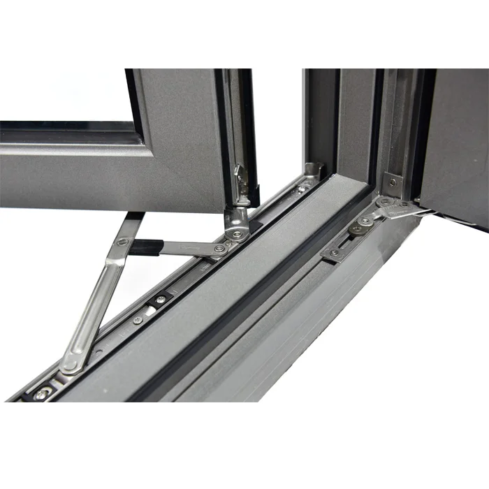 Casement Windows Entry Doors Tempered Glass Window for Hurricanes Security Screen Type Fiberglass Swing Aluminum Alloy Steel