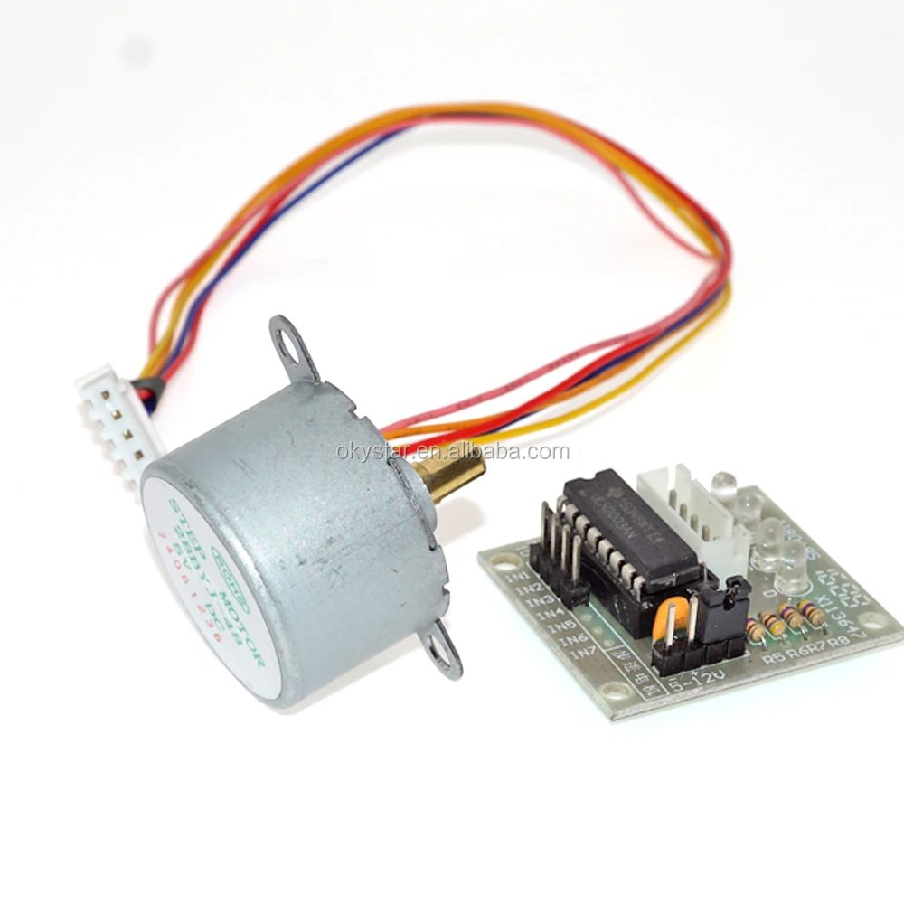 Okystar OEM/ODM DC 5V шаговый двигатель 28BYJ-48 + ULN2003 Модуль тестирования драйвера