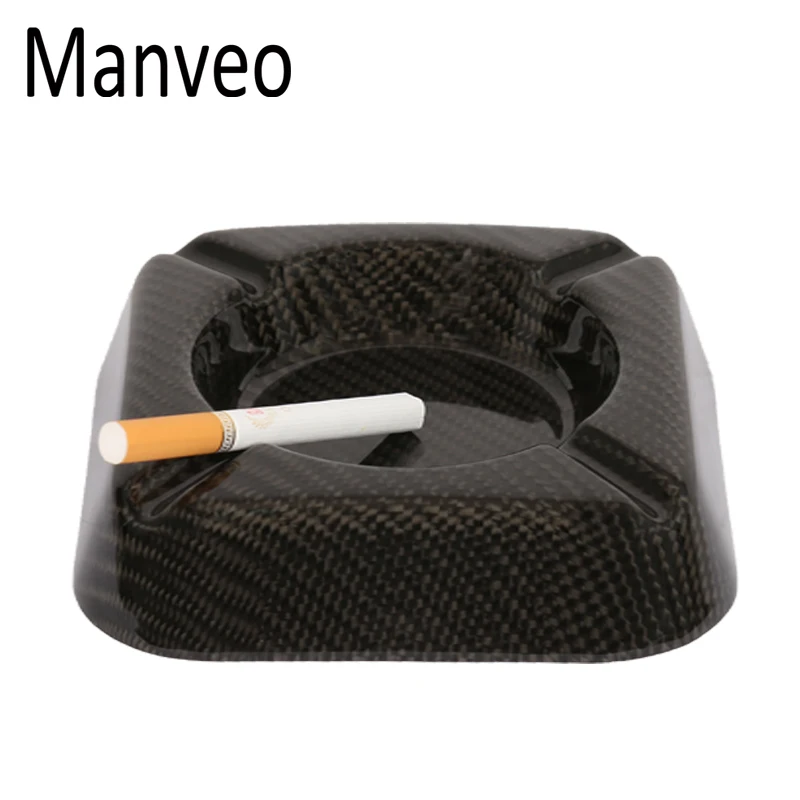 100% Real Carbon Fiber Cigar Ashtray  Manveo