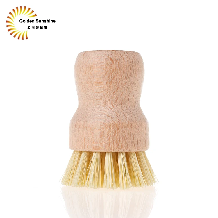 Special Shape Kitchen Dish Cleaning Brush Bamboo Dish Brush