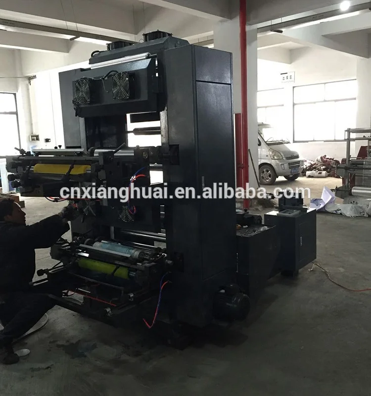 Letterpress Type Printer Plastic Film Flexo Printing Machine  Paper Bag Flexographic Printing Press