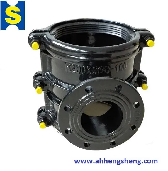 High-pressure Ductile iron Tapping sleeve/ pipe Tapping Tee/ pipe clamp