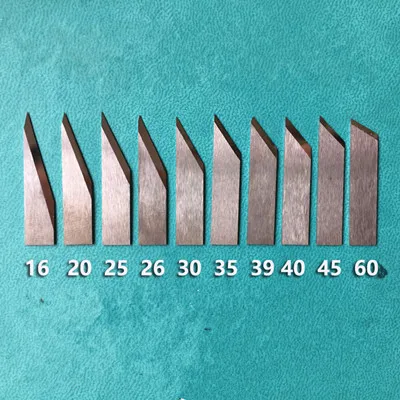 
20 degree blades for oscillating knife cutting machine 