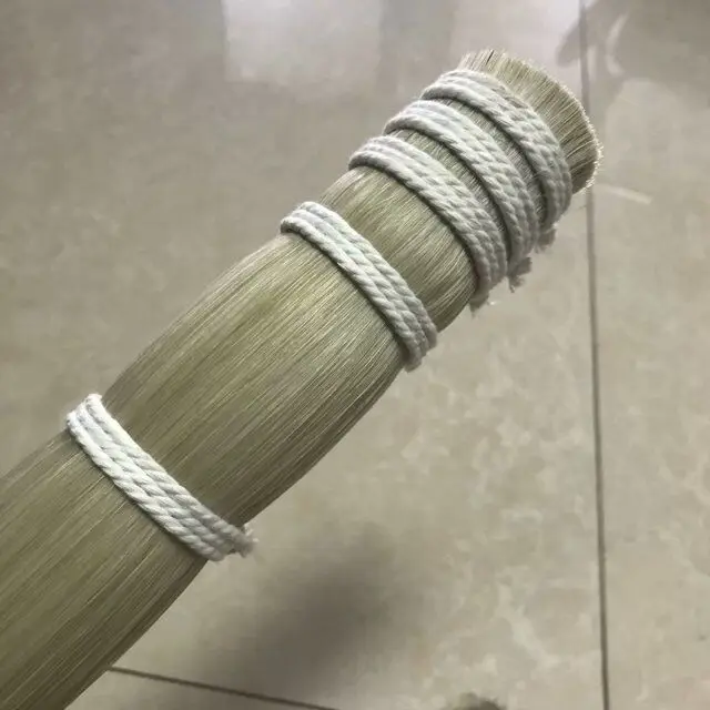 
75cm-80cm Mongolian Horse Tail Hair Natural Violin Bow Hair 