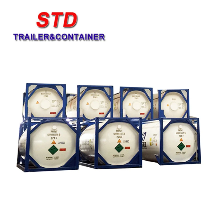 Q345 DR carbon steel tank container T50 LPG tank container