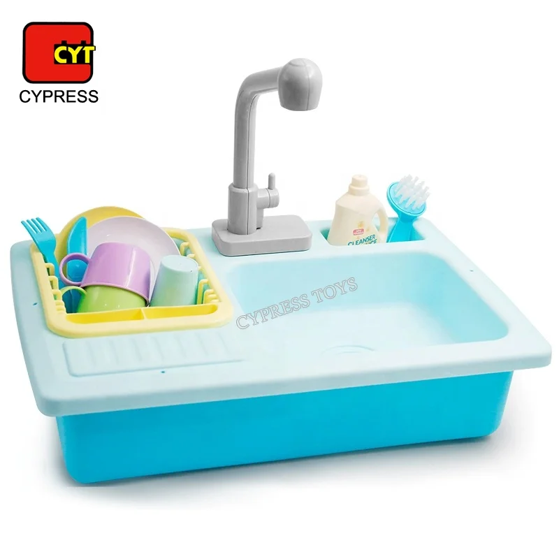 Cocina De Juguete Pretend Play Kitchen Sink Set Toy Tableware Toy For Kids
