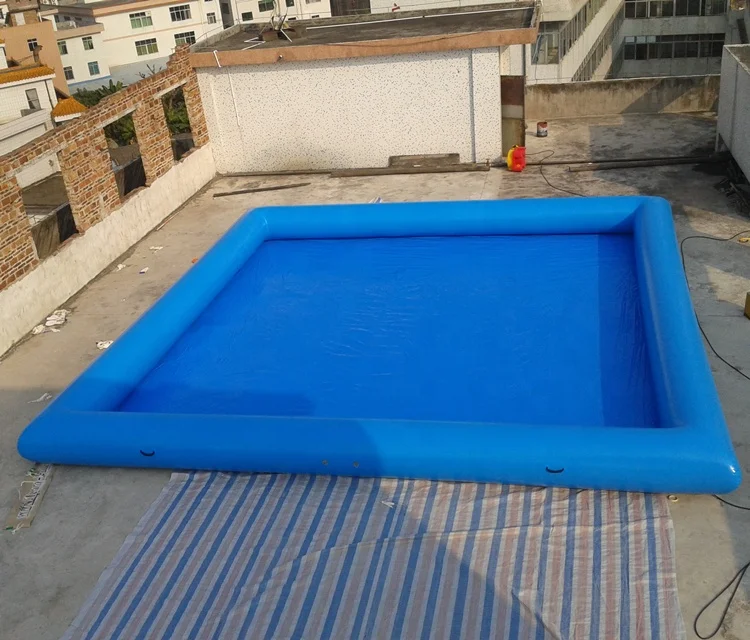 Sale 32feet Inflatable water pond 32oz PVC inflated pool for sale children swimming aqua pool