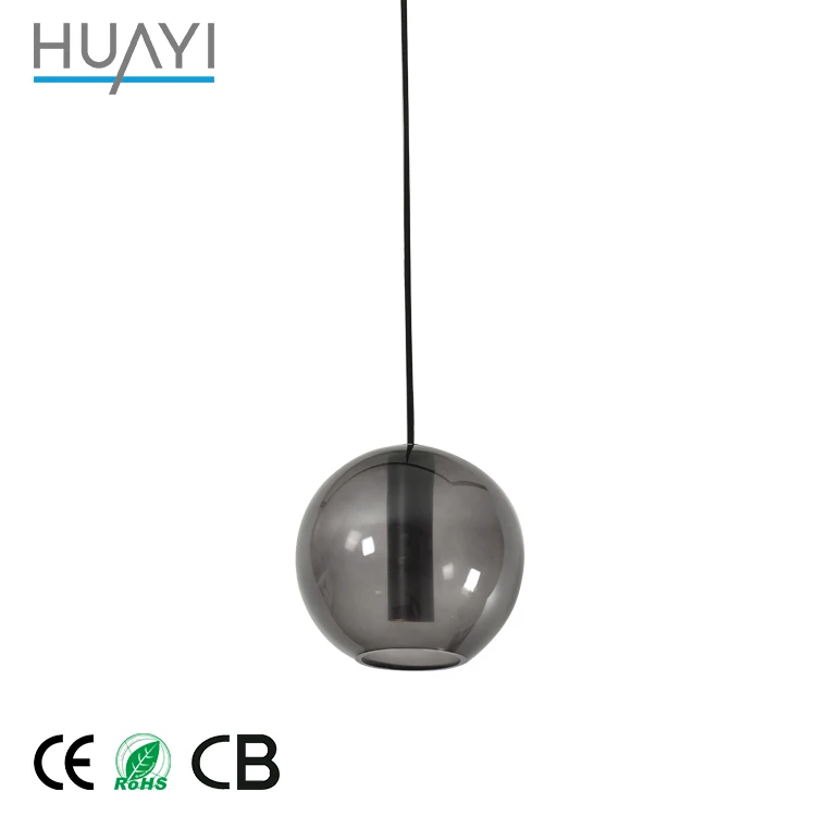 Европейский стиль стеклянный шар гостиная декоративное освещение LED подвесной светильник