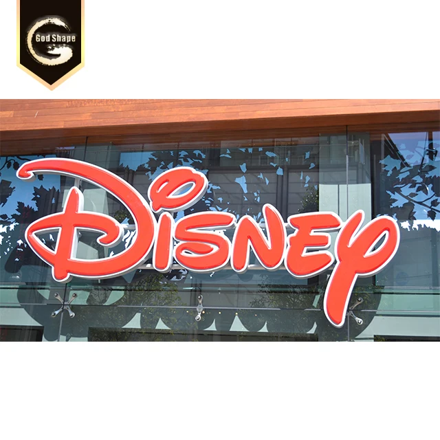 Factory custom made acrylic vaccum forming plastic outdoor advertising led sign 3d light box