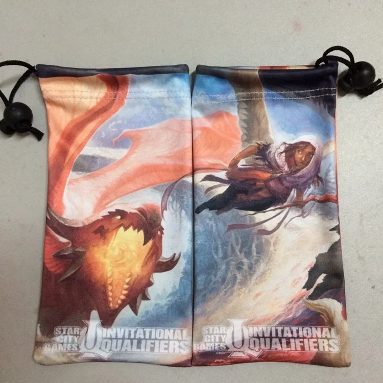 full color printing microfiber mobile phone pouch