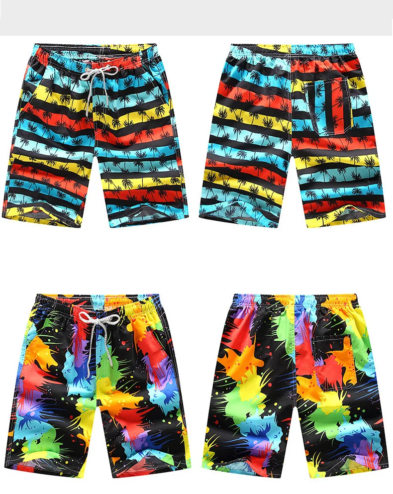 
Custom 100% polyester hawaii boardshorts men swimwear shorts 