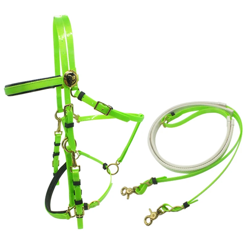 Western and English Style PVC Horse Endurance Racing Bridle Abrasive Resistant Rope Halter for Sale