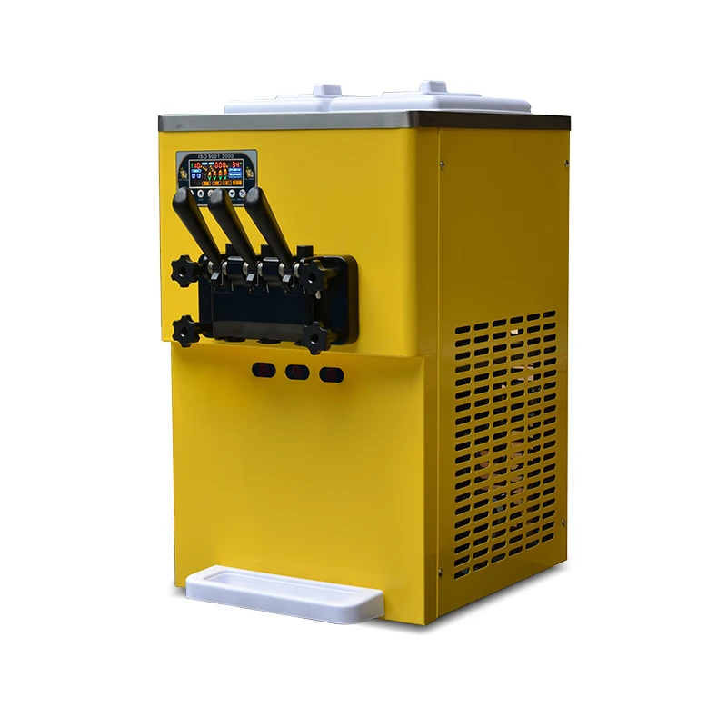 2000W мультфильма «Холодное сердце мягкая Коммерческая мороженая машина 3 вкусов 7. 92gal/ч Йогуртница идеально подходит для кофейни или семейного праздника