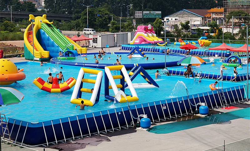 
High Quality Inflatable Water Park, Inflatable Water Playground, Frame Swimming Pool For Sale 