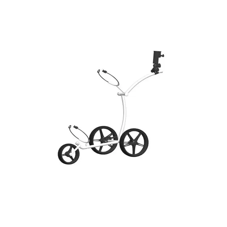 New Design 3-Wheel Pull Golf Trolley Stainless Steel
