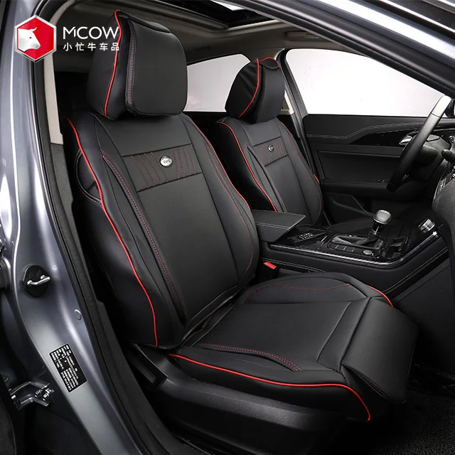 
Mcow High Quality PU Leather Seats Cover, 3D Full Cover Universal Size Seat Cover For Car 