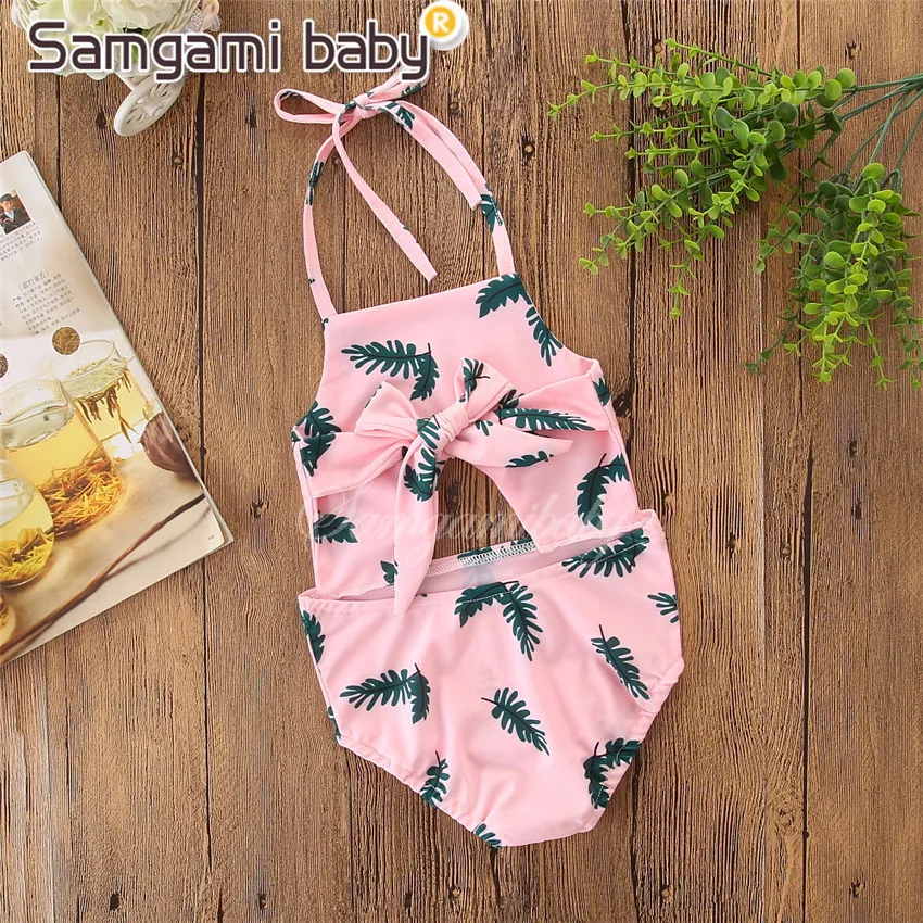 
Newborn Kids Baby Girls pink Bikini Swimwear Swimsuit Beachwear Bathing Suit 