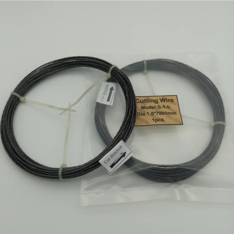 Length 7000 mm diameter 1.5 mm  wire saw blade for multi wire saw machine