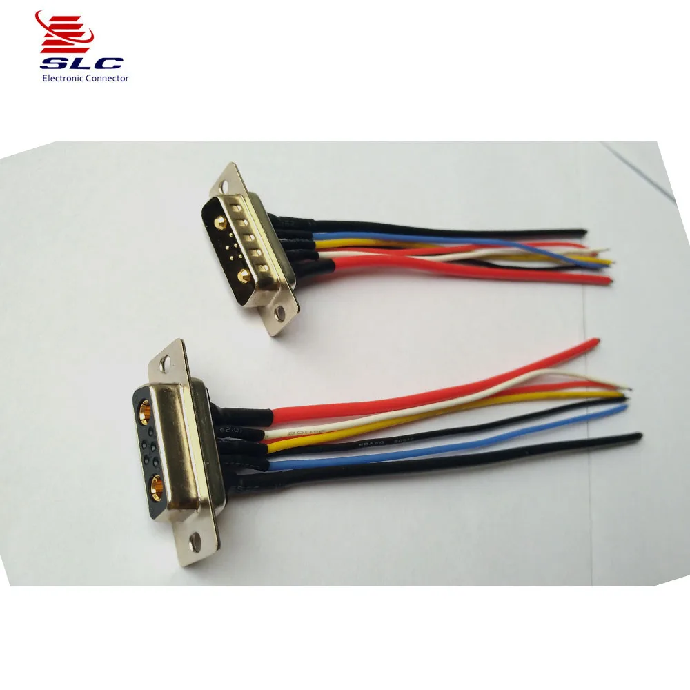 D-SUB Connector 5W5 Female Comtact Solder type,dtecker/power D-SUB connector