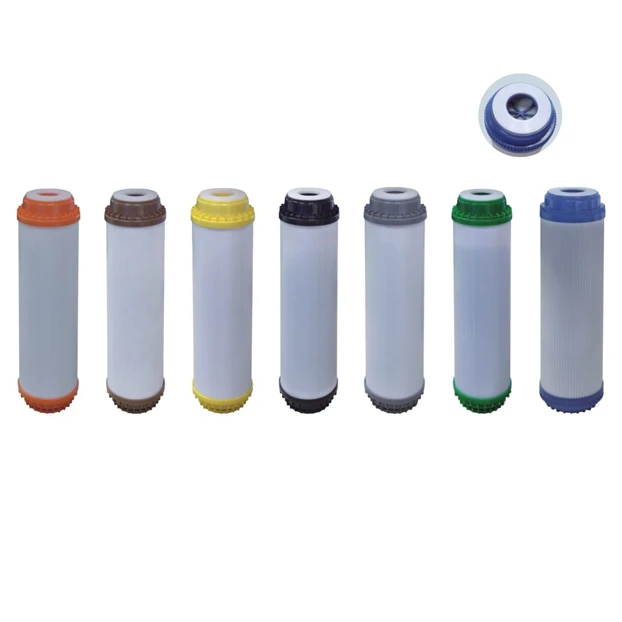 20 дюймов плоский UDF GAC гранулированный фильтр с активированным углем картридж для Коммерческой бытовой RO системы очистки воды