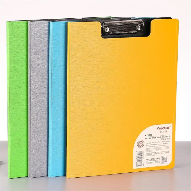 office metal  clip file folder ,plastic clipboard A4 FC size
