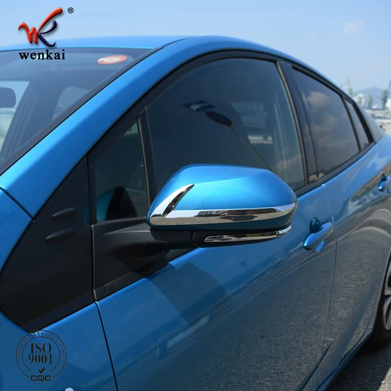 2pcs ABS Chrome Rear View Side Mirror Cover Decoration Trims For Toyota Prius PHV Prime Car Accessories 2016 2017 2018 2019 2020