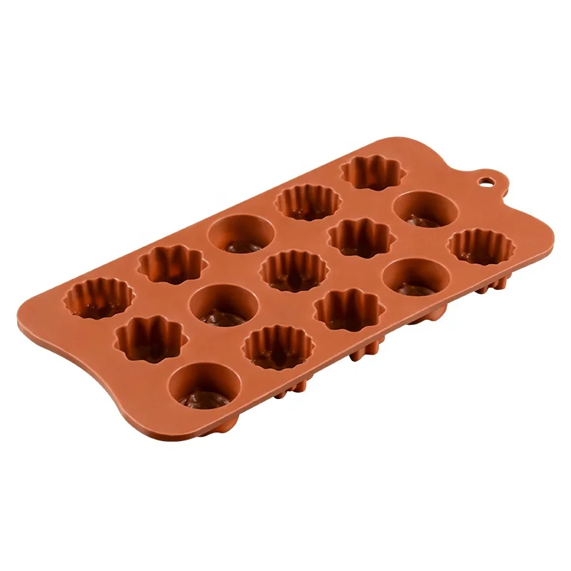 High quality chocolate mold silicone multi flowers design 3d bpa silicone chocolate molds