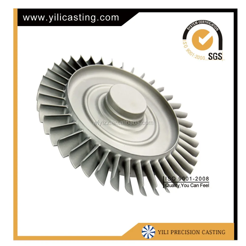 nickel base alloy&investment casting turbine disc used for aircraft jet engine