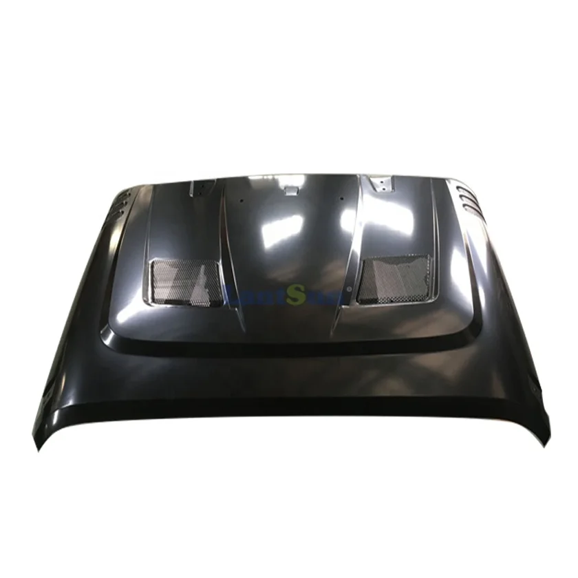 black steel hood cover for jeep for for wrangler JK