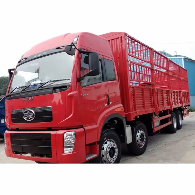 FAW 336HP 25 Ton 8x4 Cargo Truck Lorry Truck for sale