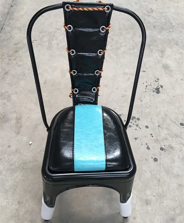 Fashion style cushion seat restaurant chair for fast food cafe shop