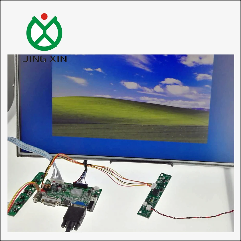 JX-V53UDHV LCD screen monitor LVDS controller  board support HD MI+DVI+VGA+USB+Audio resolution to 1920x1080P suit for 14~55inch