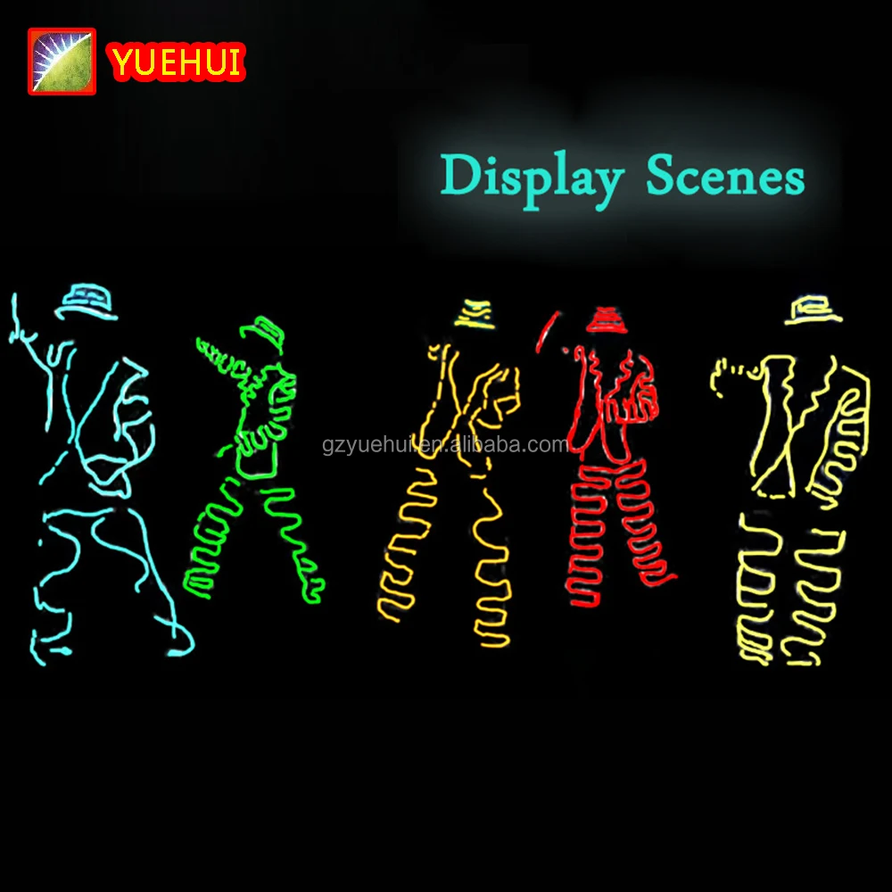 10 цветов EL провода в стиле «сделай сам фестиваль Вечеринка светящиеся одежды аксессуары свет костюм приведенный в действие DC-12V Кнопка драйвер