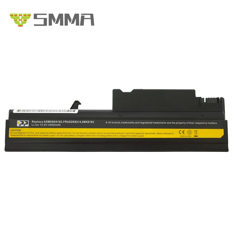 
Li-ion 6-cell 4400mAh 10.8V 08K8193 Battery for IBM for ThinkPad T43 T40 T42 T41 T42P T41P T43P R50 R52 R51 R50E R51E R50P 