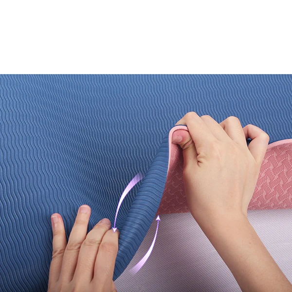 6mm Anti Slip Wholesale China Factory Price Eco Friendly Slight Defects TPE Yoga Mat