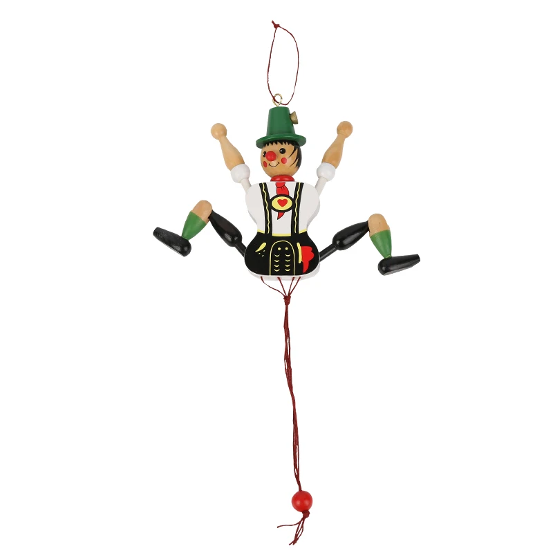
Traditional Wooden Pinocchio Marionette String Puppet 