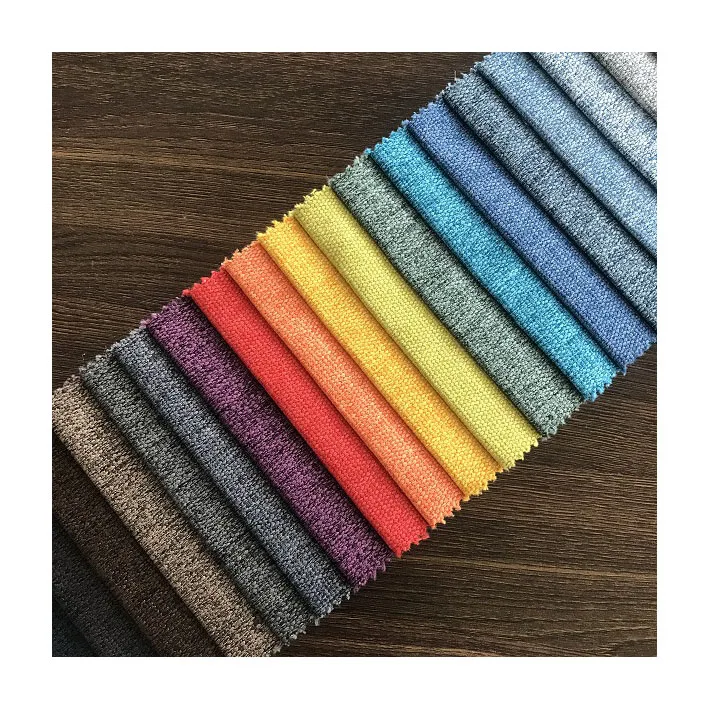 
100 percent polyester textile coating black cotton heavy upholstery fabric in stock 