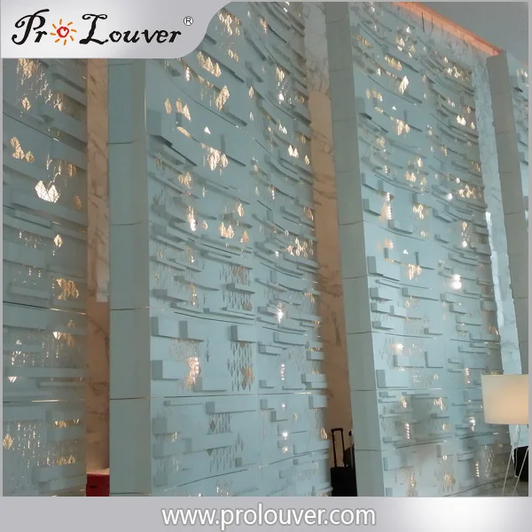 hotel lobby architectural decorative 3D wall panel