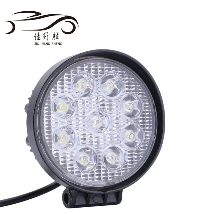 Поставка с завода JHS, автомобильный топовый светодиодный фонарь 27 Вт, прожектор для грузовиков, прожектор 12 В