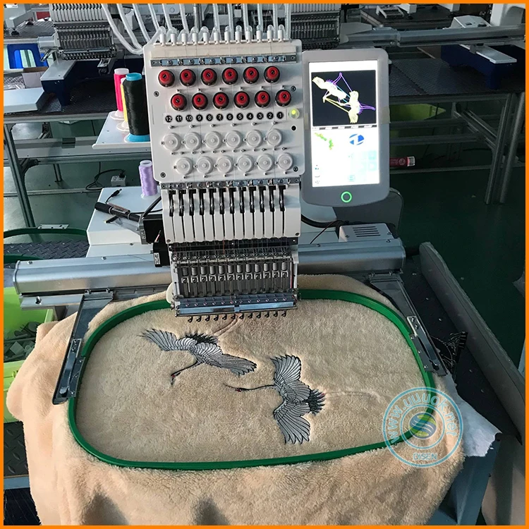 12 needle 1 head computer photo 1201 embroidery machine