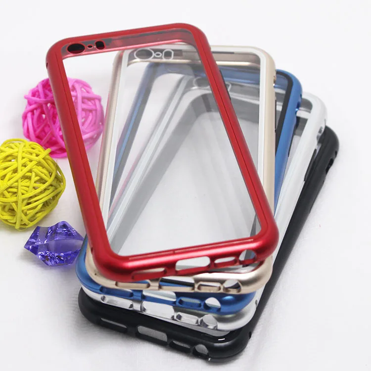 
Factory Price Tiba Magnetic Aluminum Glass Mobile phone Case for iPhone 5G/5S 