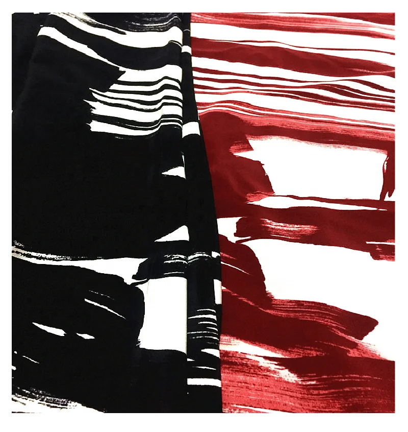 
 23 мм шелковая ткань, Тяжелая шелковая ткань крепдешина, шелковая ткань с цифровым принтом  